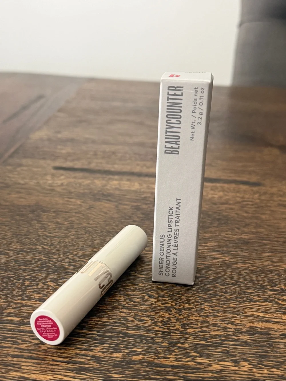 beautycounter Sheer Genius Conditioning Lipstick — Orchid
